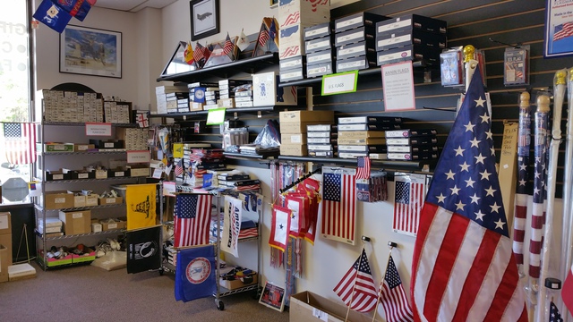 American flags and accessories